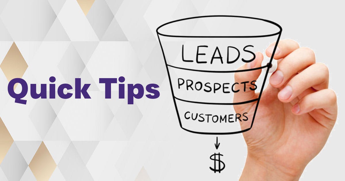 Quick Tips: Top Ten Tips on how to generate leads