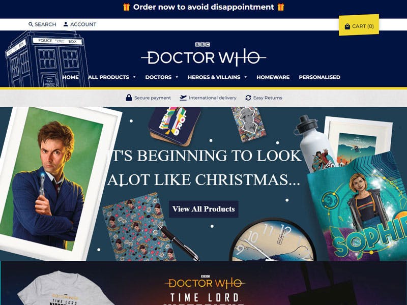 Doctor Who Webshop